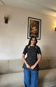 Bhama Black Cotton Top