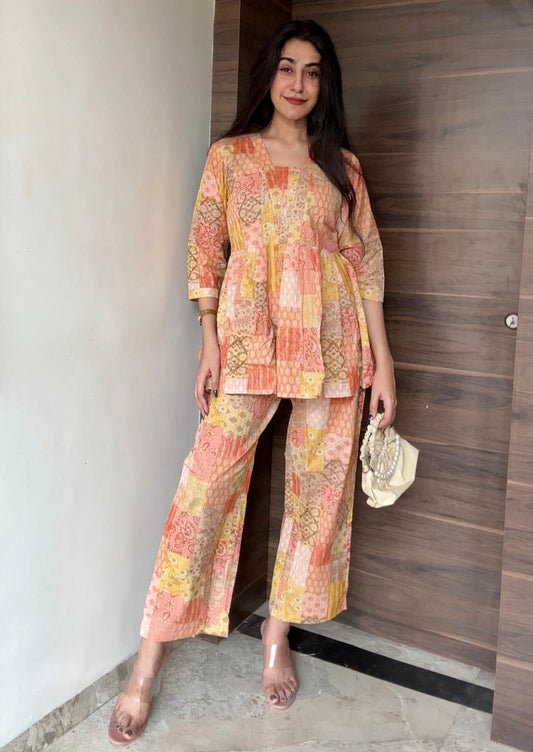 Multi Colored Co-ord Festive Edition