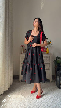 Gulabo Dilwali Black Dress